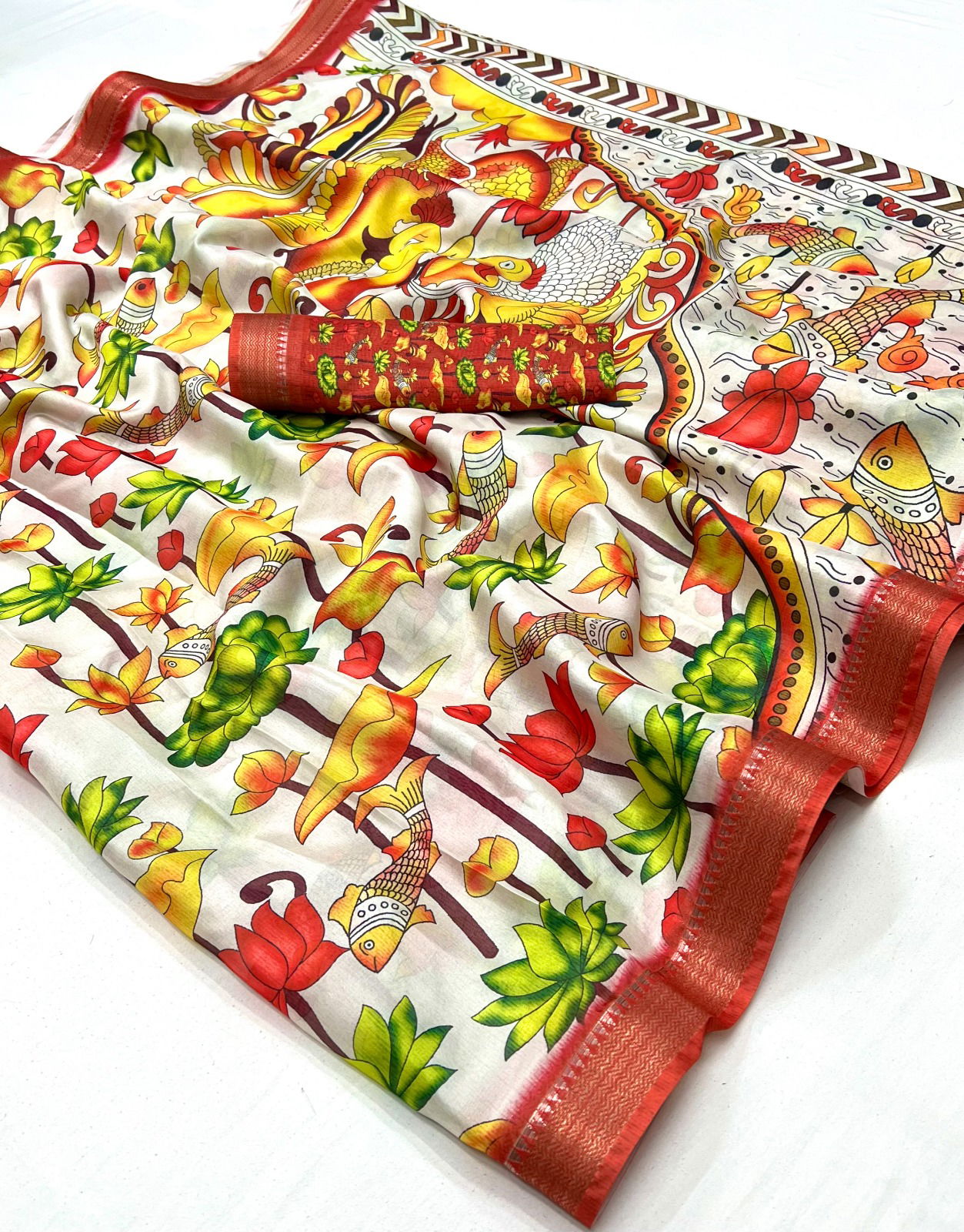 SRC Tulsi Silk Viscose Designer Printed Sarees Wholesale Shop In Surat